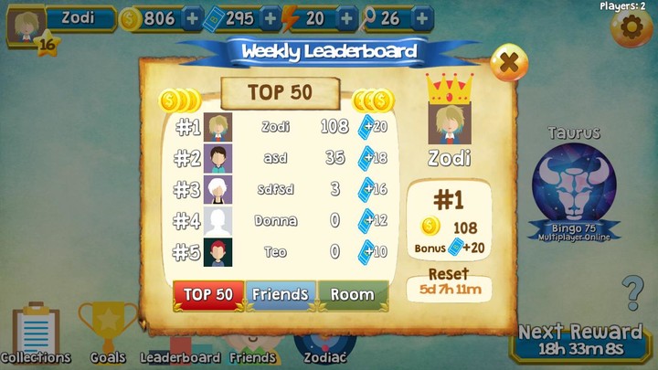 Zodi Bingo: Horoscope & Bingo screenshot image 4_Popularmodapk.com