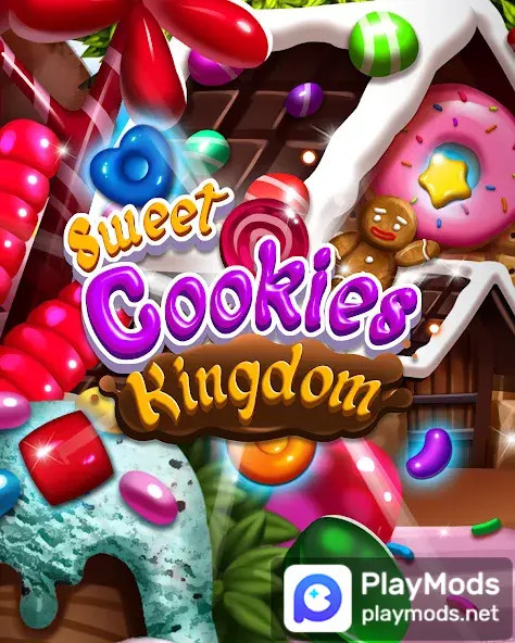 Sweet Cookies Kingdom_Match 3<span>(mod)</span> screenshot image 1_Popularmodapk.com