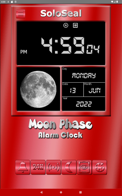 Moon Phase Alarm Clock screenshot image 7_Popularmodapk.com