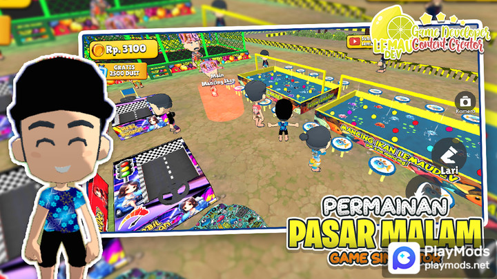 Simulator Game Pasar Malam 3D<span>(Unlimited Resources)</span> screenshot image 2_Popularmodapk.com