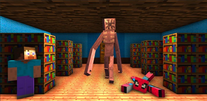 Craft Doors: Horror Escape Run screenshot image 2_Popularmodapk.com