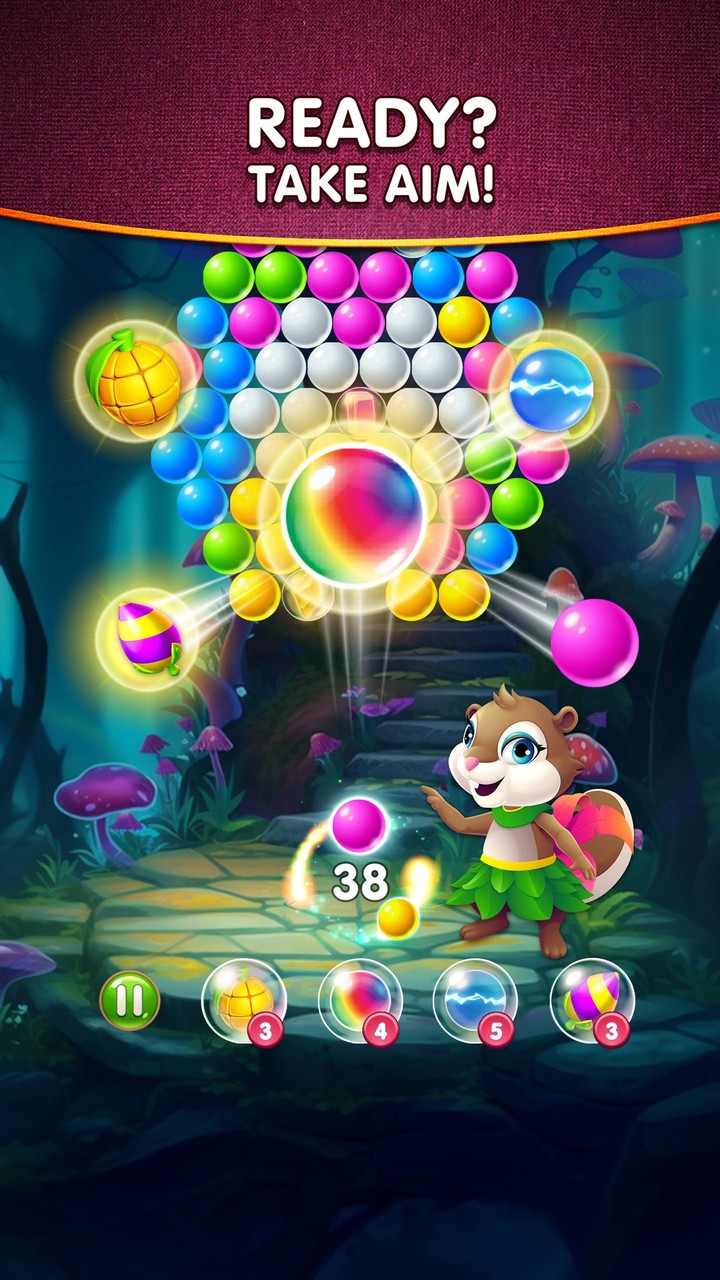 Woodland Bubble Pop screenshot image 1_Popularmodapk.com