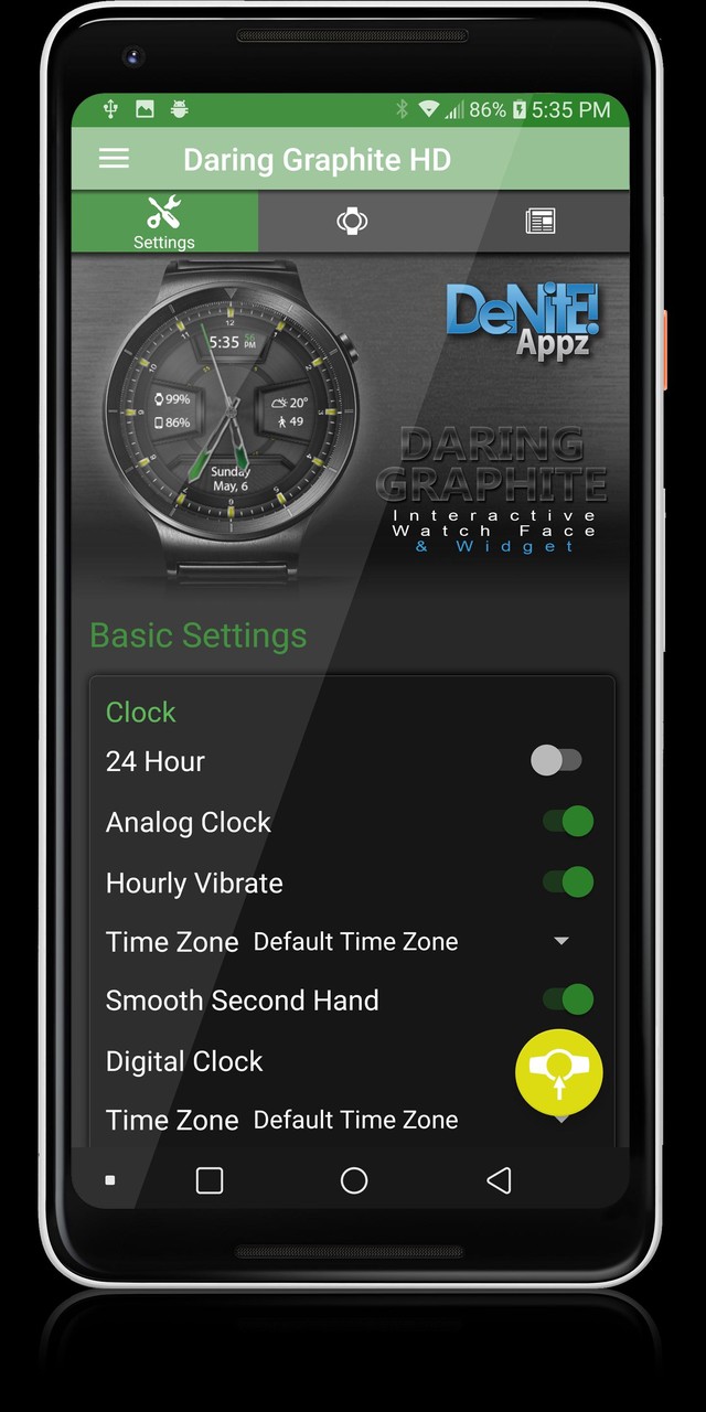 Daring Graphite HD Watch Face screenshot image 4_Popularmodapk.com