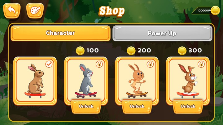 Skating Rabbit Game 2022 screenshot image 2_Popularmodapk.com