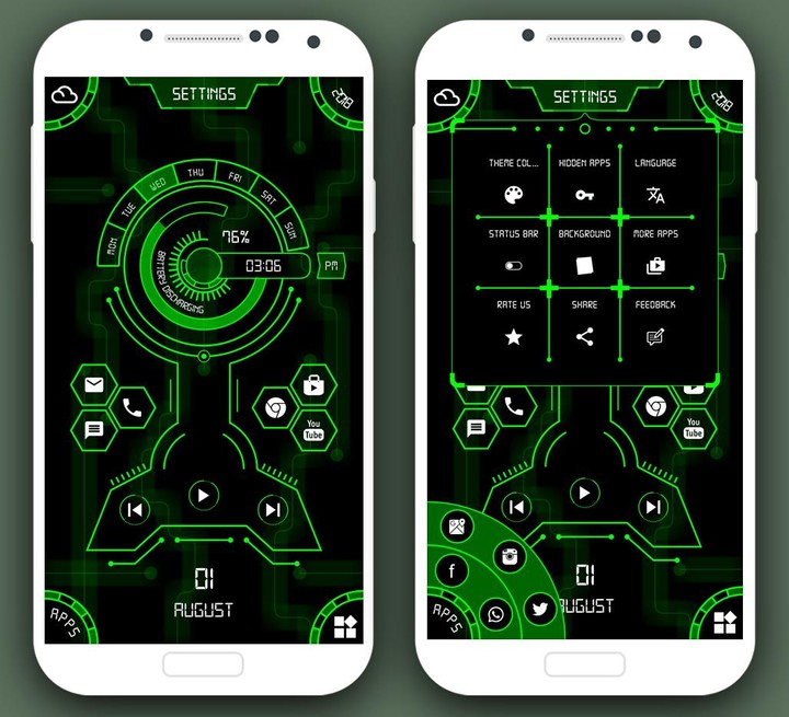 Unique Launcher 2 - LockApp screenshot image 4_Popularmodapk.com
