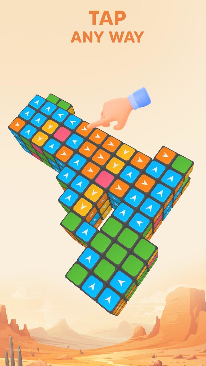 Tap Block: 3D Puzzle screenshot image 1_Popularmodapk.com