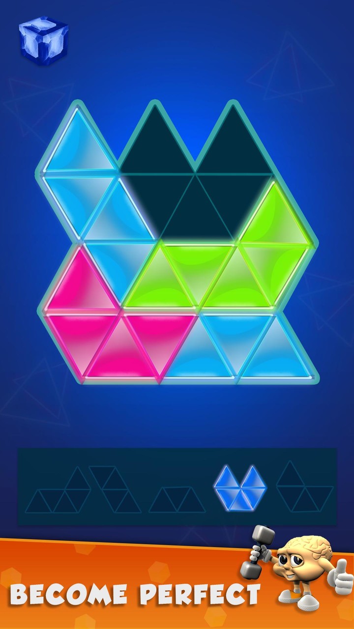 Triangle Block Puzzle Game screenshot image 2_Popularmodapk.com