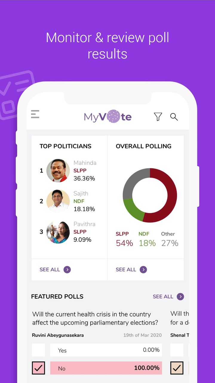 My Vote Sri Lanka screenshot image 9_Popularmodapk.com