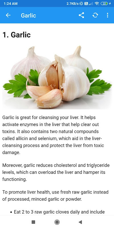 Foods for Liver Cleansing screenshot image 4_Popularmodapk.com