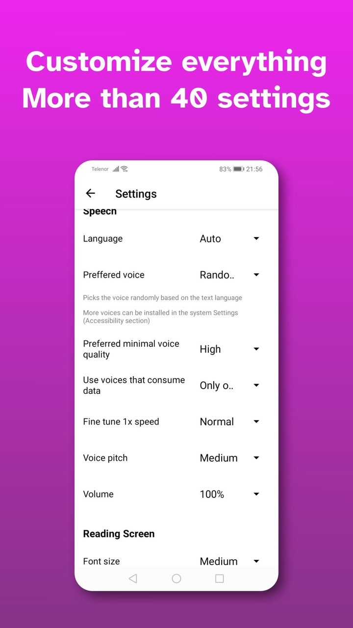 Voice Reader Speech Central screenshot image 3_Popularmodapk.com
