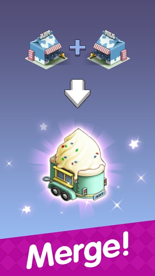 Merge Mall Town: Decorate Home, Classic Idle Game(Large gold coins) screenshot image 8_Popularmodapk.com