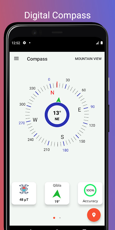 Digital Compass & Qibla screenshot image 6_Popularmodapk.com