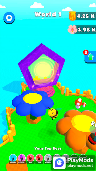 Bee Adventure 3D: Honey Island<span>(Speed change)</span> screenshot image 5_Popularmodapk.com