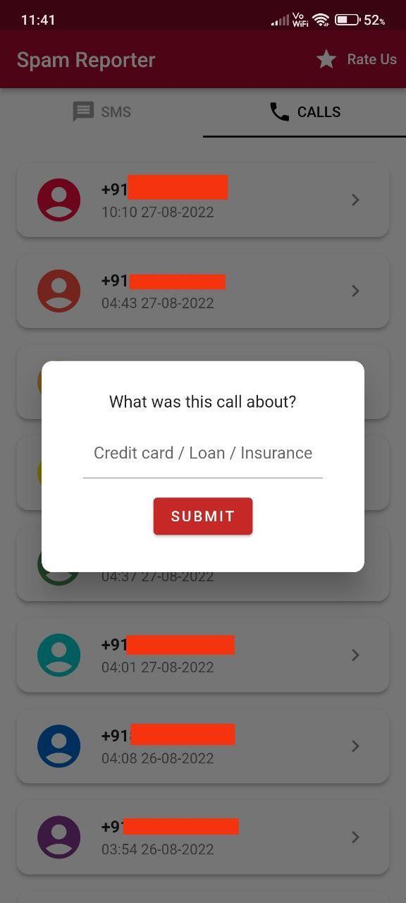 Spam Reporter - SMS to TRAI screenshot image 7_Popularmodapk.com