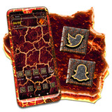 Lava Cracks Launcher Theme1.2_Popularmodapk.com