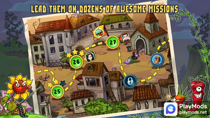 Plant Zombies War<span>(unlimited money)</span> screenshot image 2_Popularmodapk.com