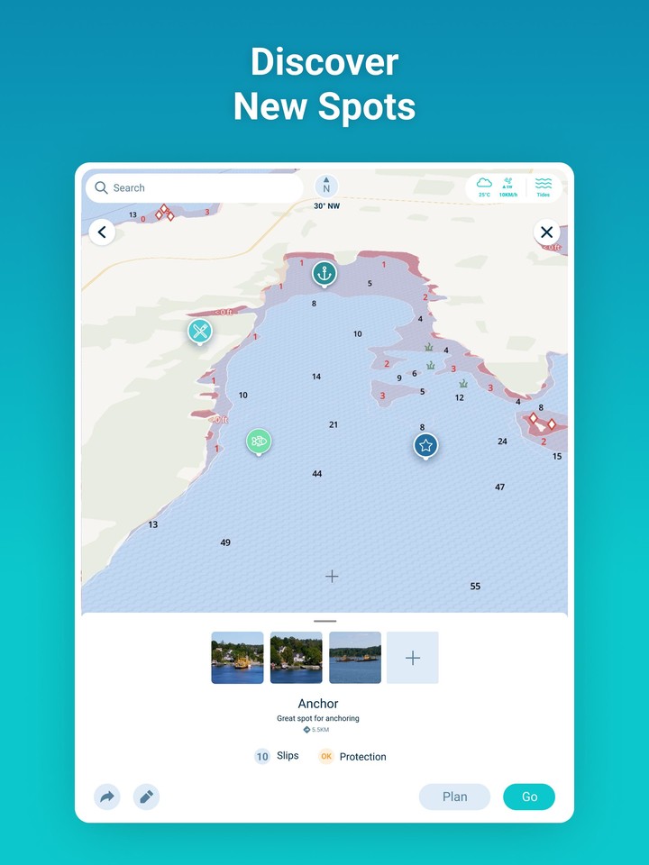Wavve Boating: Easy Marine GPS screenshot image 32_Popularmodapk.com