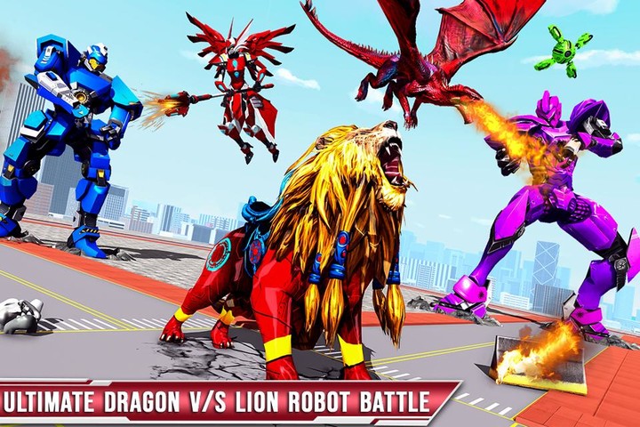 Dragon Battle - Robot Car Game screenshot image 10_Popularmodapk.com
