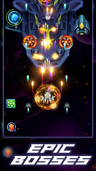 Galaxy Squad: Space Shooter<span>(Unlimited money)</span> screenshot image 1_Popularmodapk.com