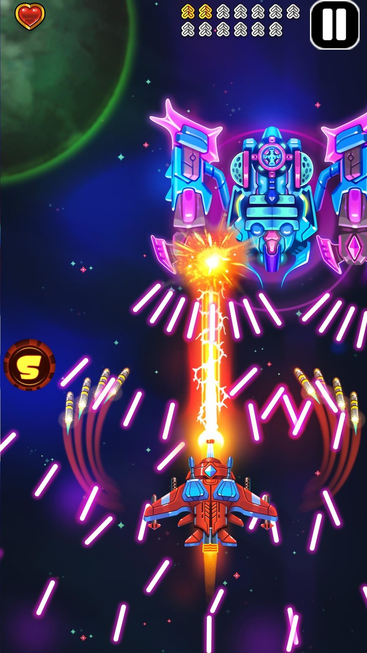 Galaxy Wing: Mechworm Crisis screenshot image 2_Popularmodapk.com