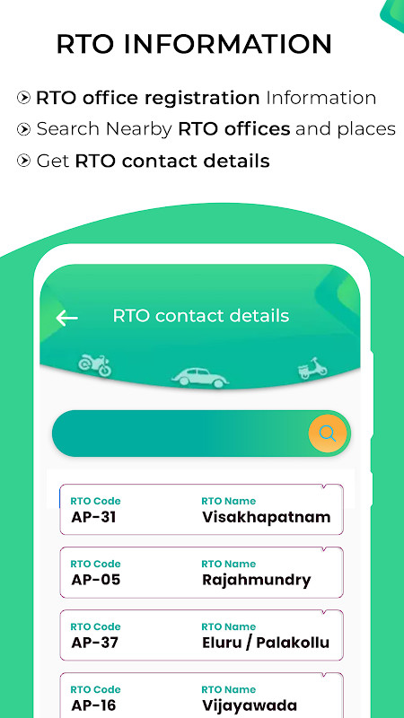 RTO Vehicle Information screenshot image 1_Popularmodapk.com