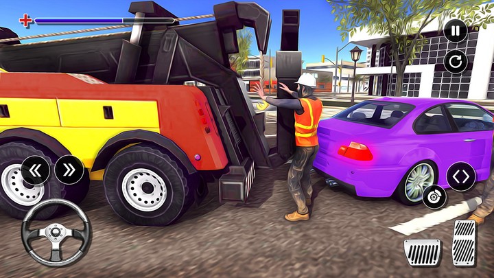 Tow Truck Games Simulator 3D screenshot image 3_Popularmodapk.com