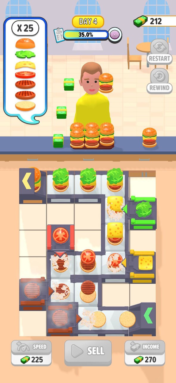 Burger Factory Idle screenshot image 4_Popularmodapk.com