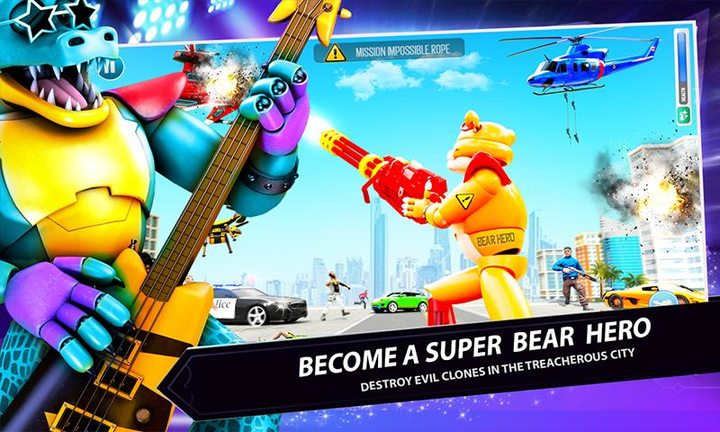 Bear Hero Security Fall Party screenshot image 3_Popularmodapk.com