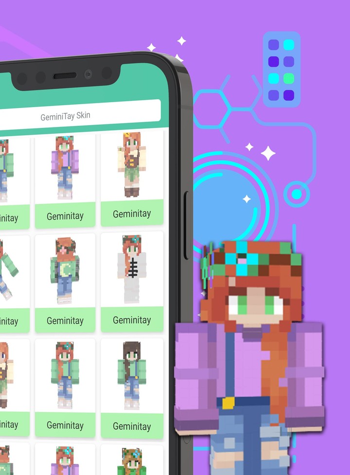 Skin Geminitay For Minecraft screenshot image 2_Popularmodapk.com