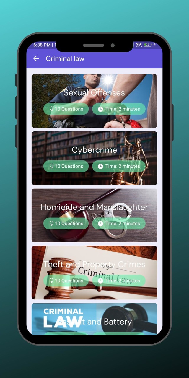 Legal Mastery Quiz screenshot image 2_Popularmodapk.com