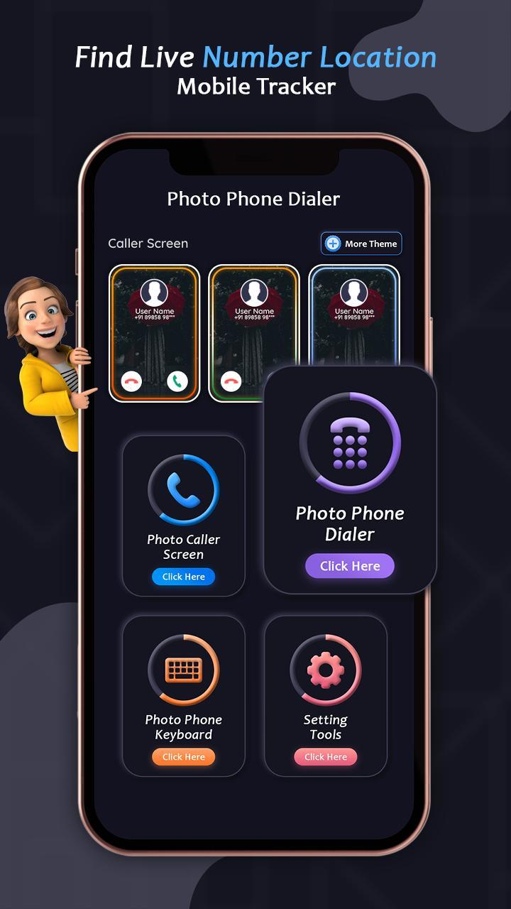 Caller Name : Caller Screen screenshot image 1_Popularmodapk.com