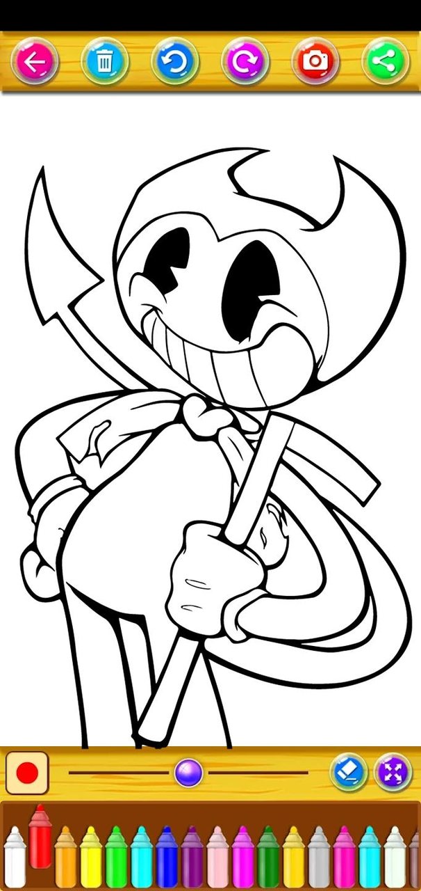 Bendy Coloring Book  Game screenshot image 2_Popularmodapk.com