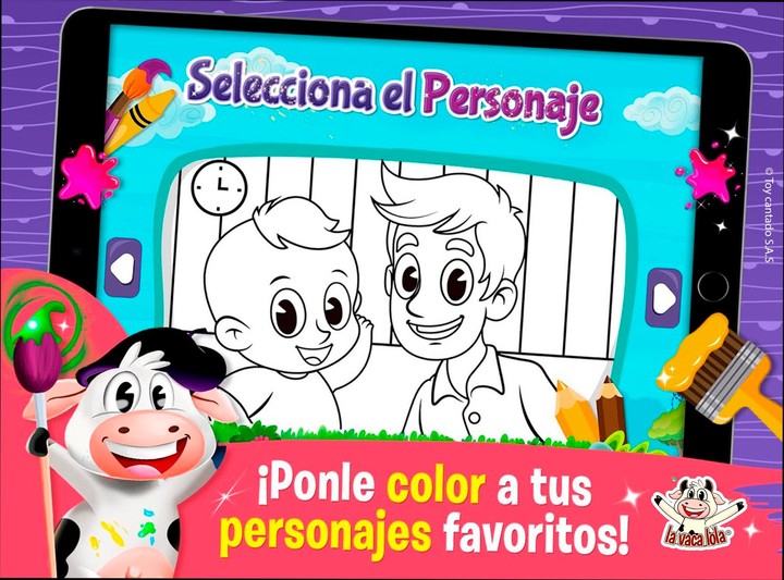 Dibujar y Colorear: La Vaca Lo screenshot image 1_Popularmodapk.com