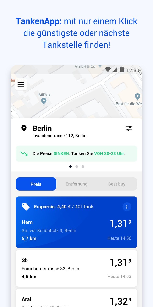 TankenApp mit Benzinpreistrend screenshot image 6_Popularmodapk.com