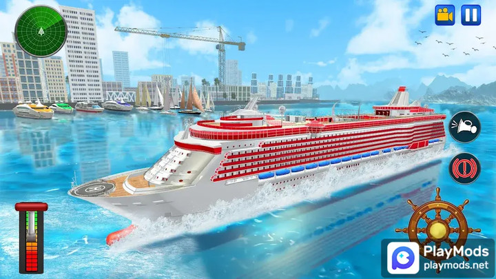 Real Cruise Ship Driving Simul<span>(Unlimited Money)</span> screenshot image 1_Popularmodapk.com