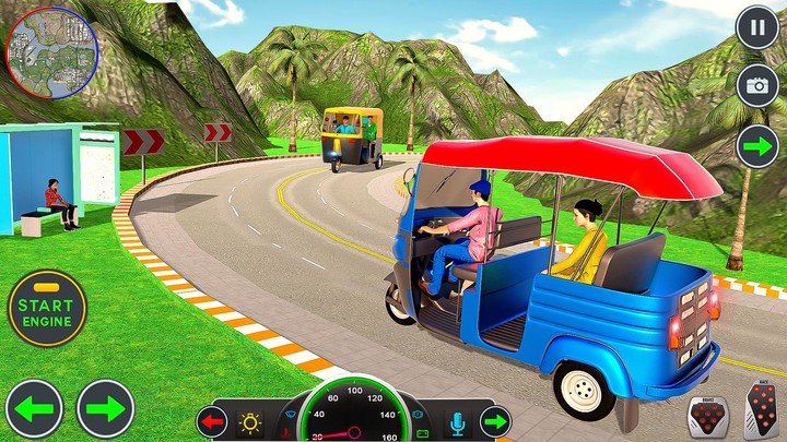 Modern Auto Rickshaw Games 3d screenshot image 3_Popularmodapk.com