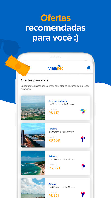ViajaNet: Passagens Aéreas screenshot image 1_Popularmodapk.com