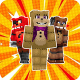 FNAF Skin Pack For Minecraft1.2.2_Popularmodapk.com