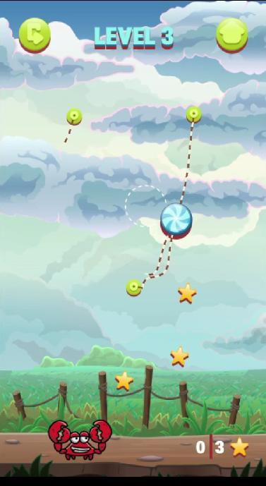 Hungry Crab Rope Rescue Game screenshot image 2_Popularmodapk.com