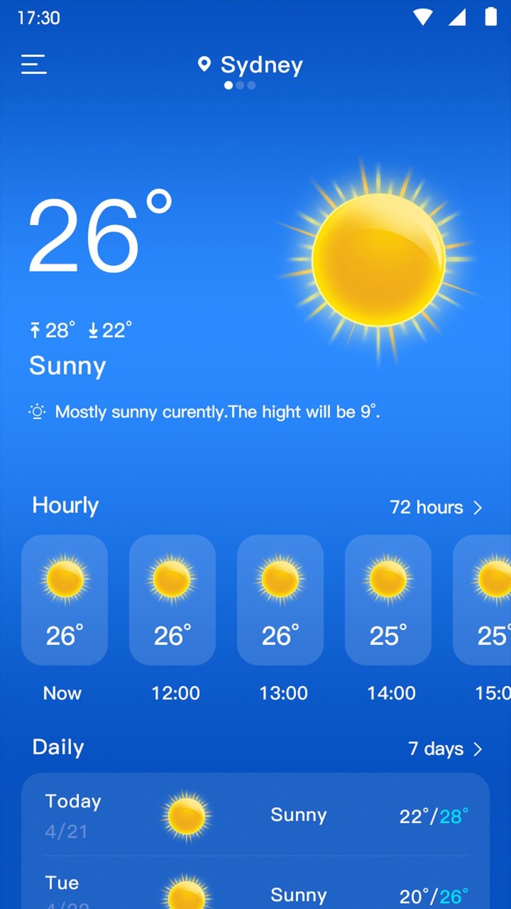 Weather - Rain Radar & Widget screenshot image 9_Popularmodapk.com