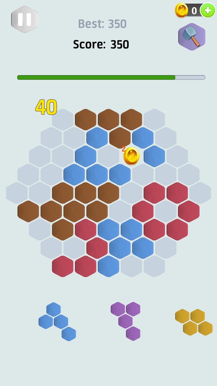 hexa block puzzle -three modes screenshot image 2_Popularmodapk.com