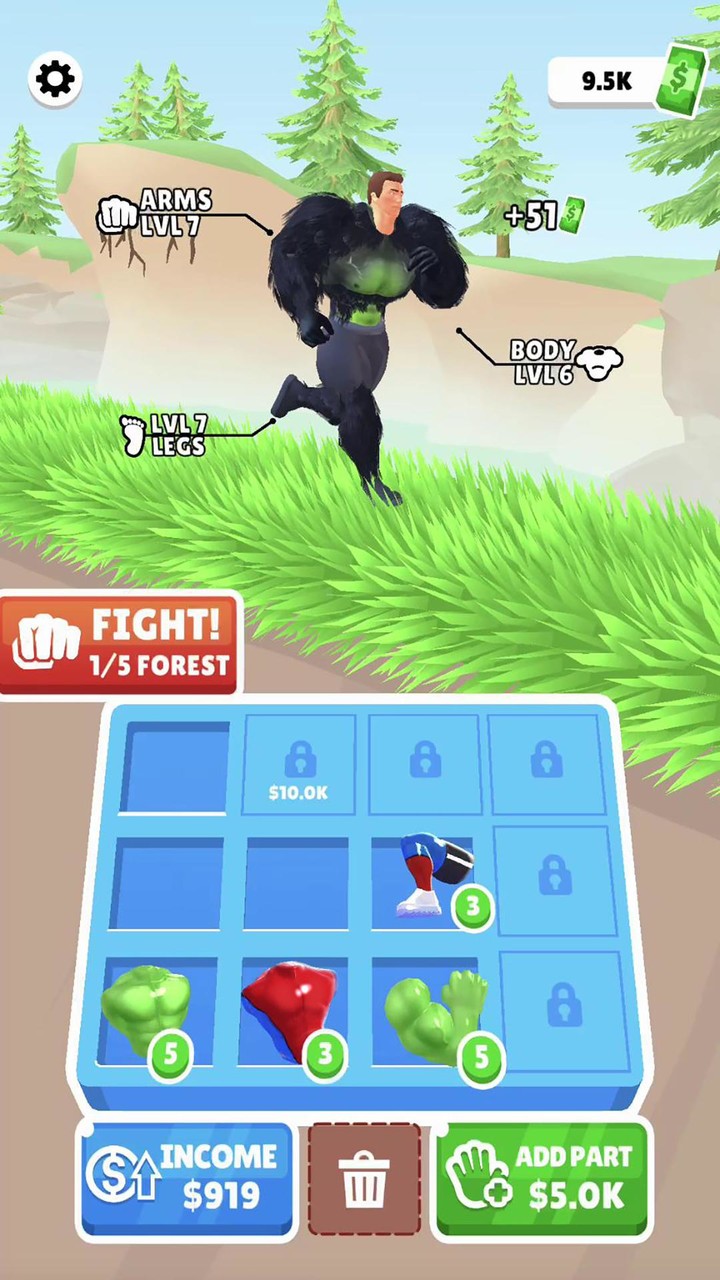 Merge Idle Fighting 3D screenshot image 4_Popularmodapk.com