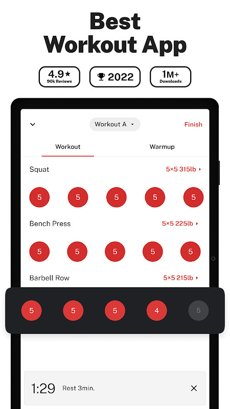 StrongLifts Weight Lifting Log screenshot image 11_Popularmodapk.com