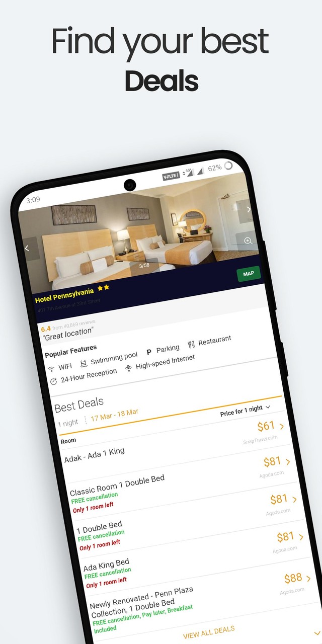 Cheap Hotels・Hotel Booking App screenshot image 4_Popularmodapk.com