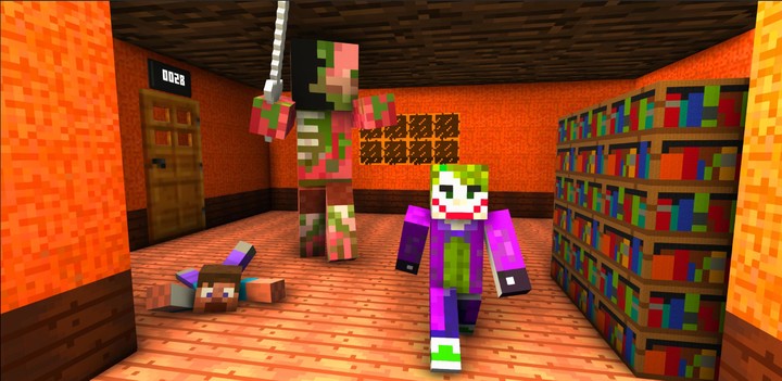 Craft Doors: Horror Escape Run screenshot image 4_Popularmodapk.com