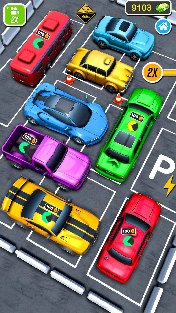 Classic Car Parking Jam games screenshot image 4_Popularmodapk.com