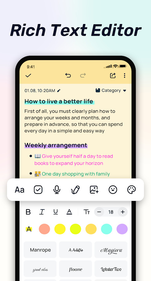 Easy Notes<span>(VIP Unlocked)</span> screenshot image 3_Popularmodapk.com