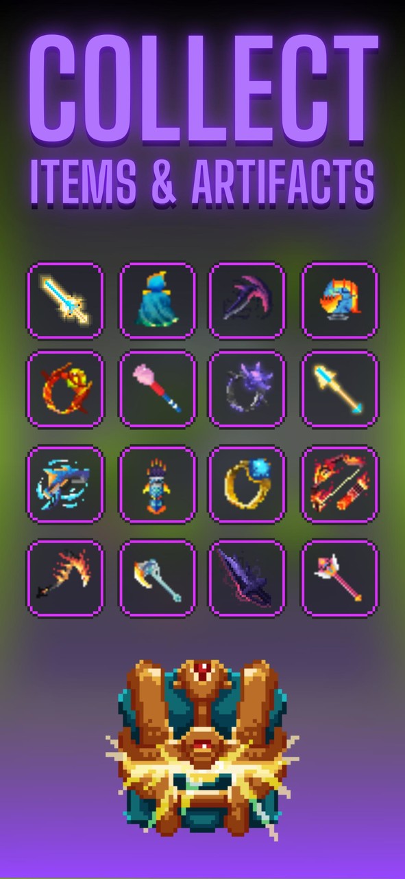 Dunidle: Pixel RPG Idle 8 Bit 2D AFK Dungeon Games Mod screenshot image 4_Popularmodapk.com