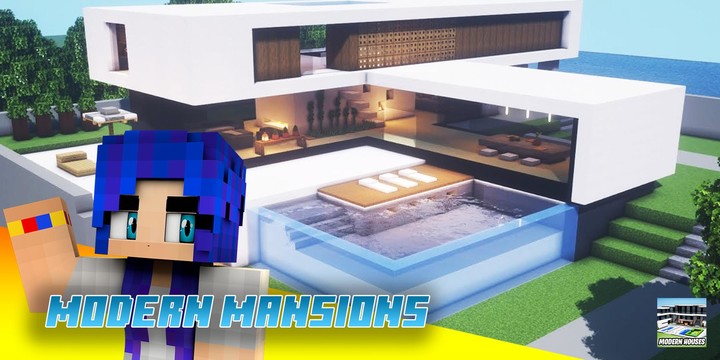 Modern House Maps for Minecraft PE - MCPE Mansions screenshot image 1_Popularmodapk.com