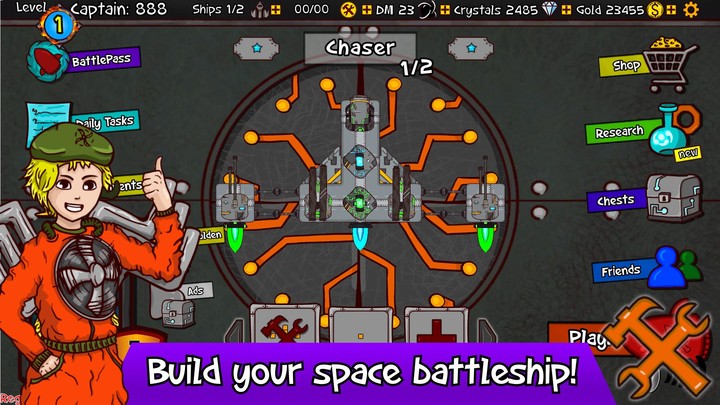 Space Box Battle Arena PvP War screenshot image 2_Popularmodapk.com